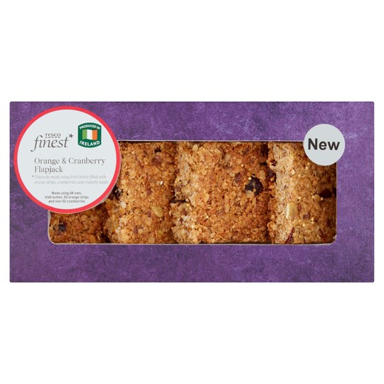 Tesco Finest Flapjack 300G Tesco Groceries