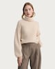 image 2 of F&F Ribbed Roll Neck Jumper in Neutral