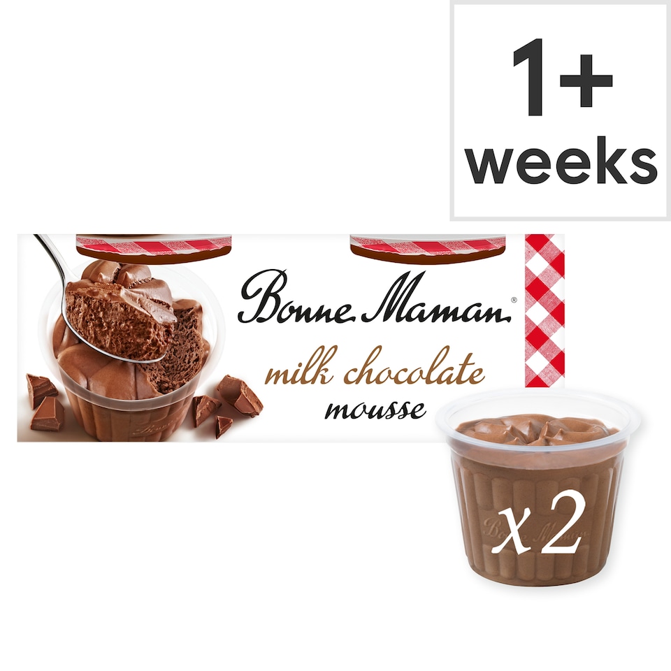 image 1 of Bonne Maman Chocolate Mousse Dessert 2x70g