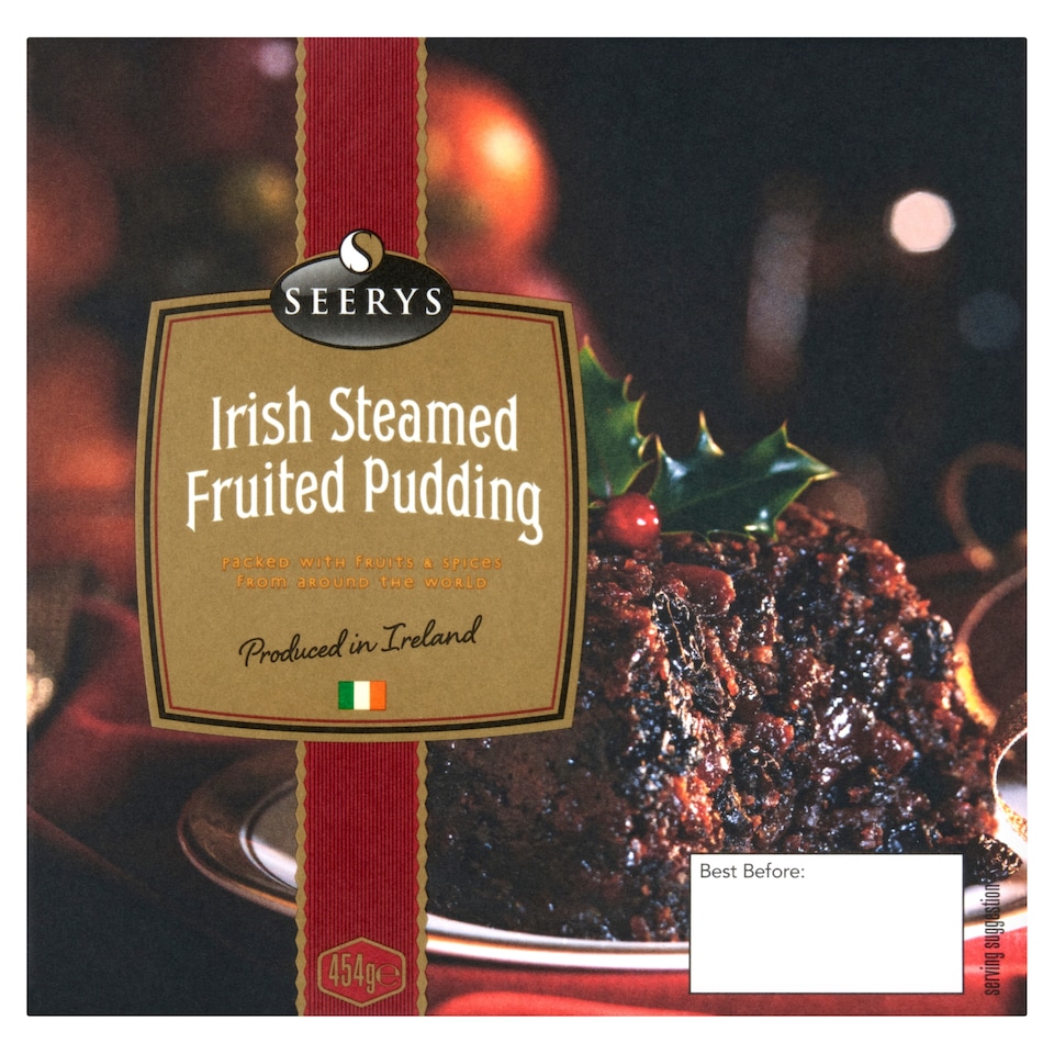 Seerys Irish Steamed Fruited Pudding 454g