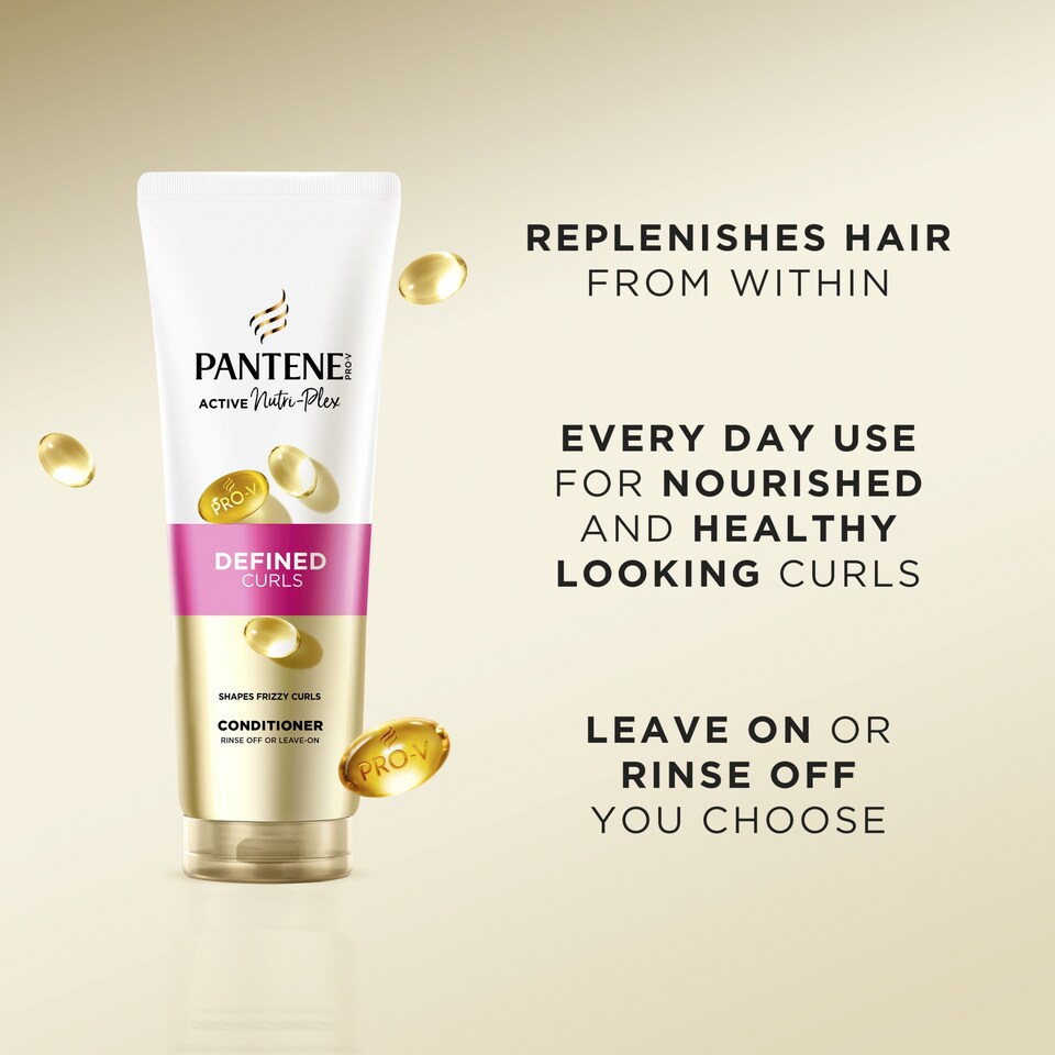 image 1 of PANTENE ACTIVE NUTRI-PLEX DEFINED CURLS CONDITIONER 350ML