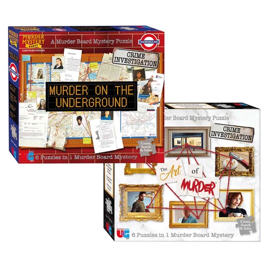 Murder Mystery Puzzle Assorted Tesco Groceries