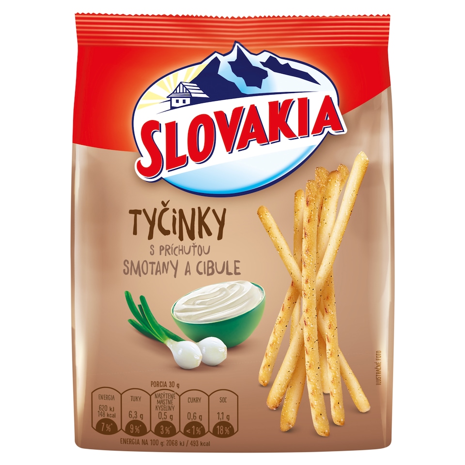 Slovakia Tyčinky s príchuťou smotany a cibule 160 g