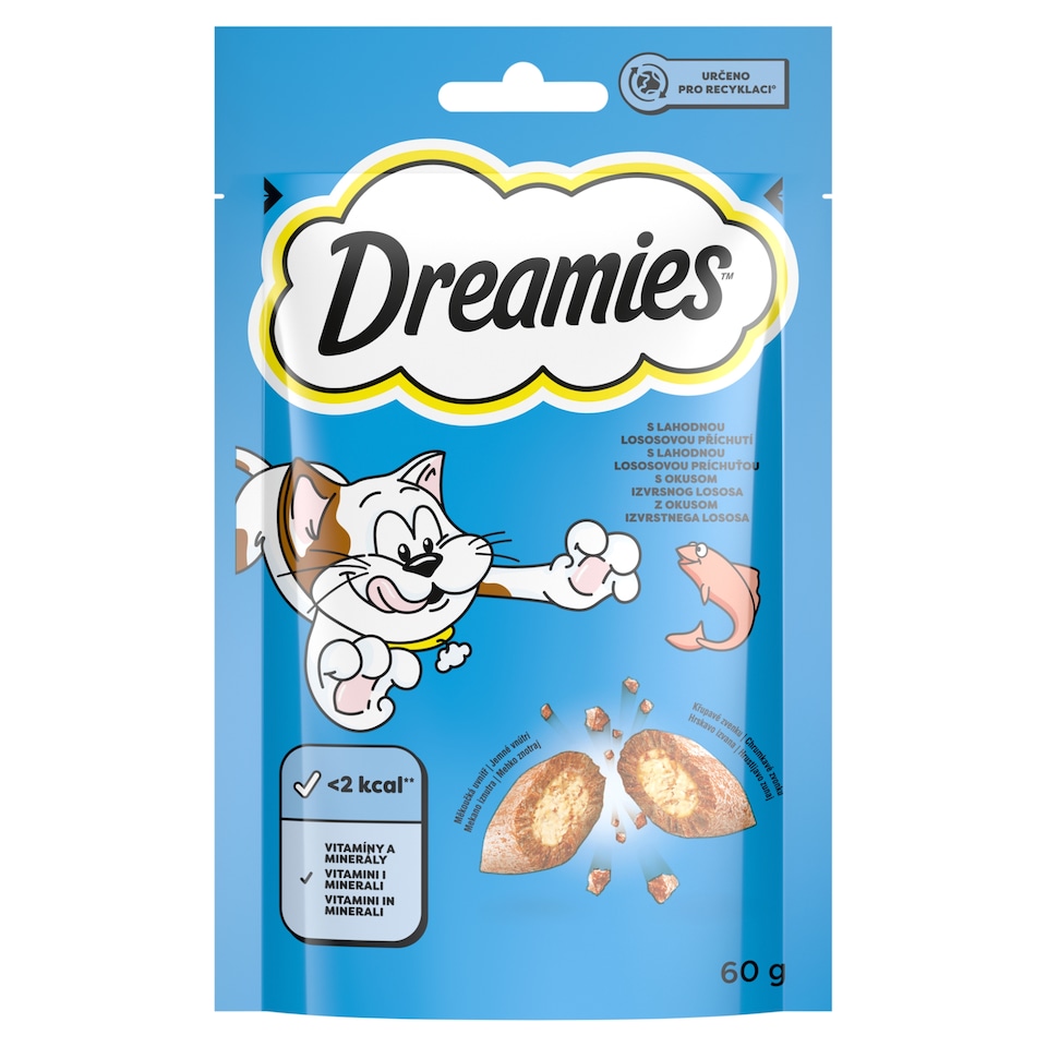 Dreamies S lahodnou lososovou príchuťou 60 g
