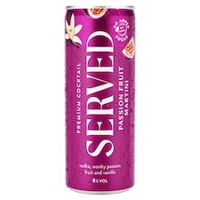 SERVED Premium Cocktail Passion Fruit Martini 250ml