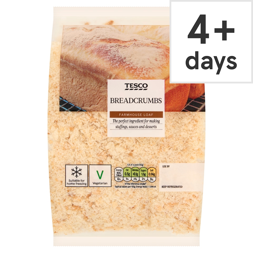 Tesco Fresh Breadcrumbs 200G