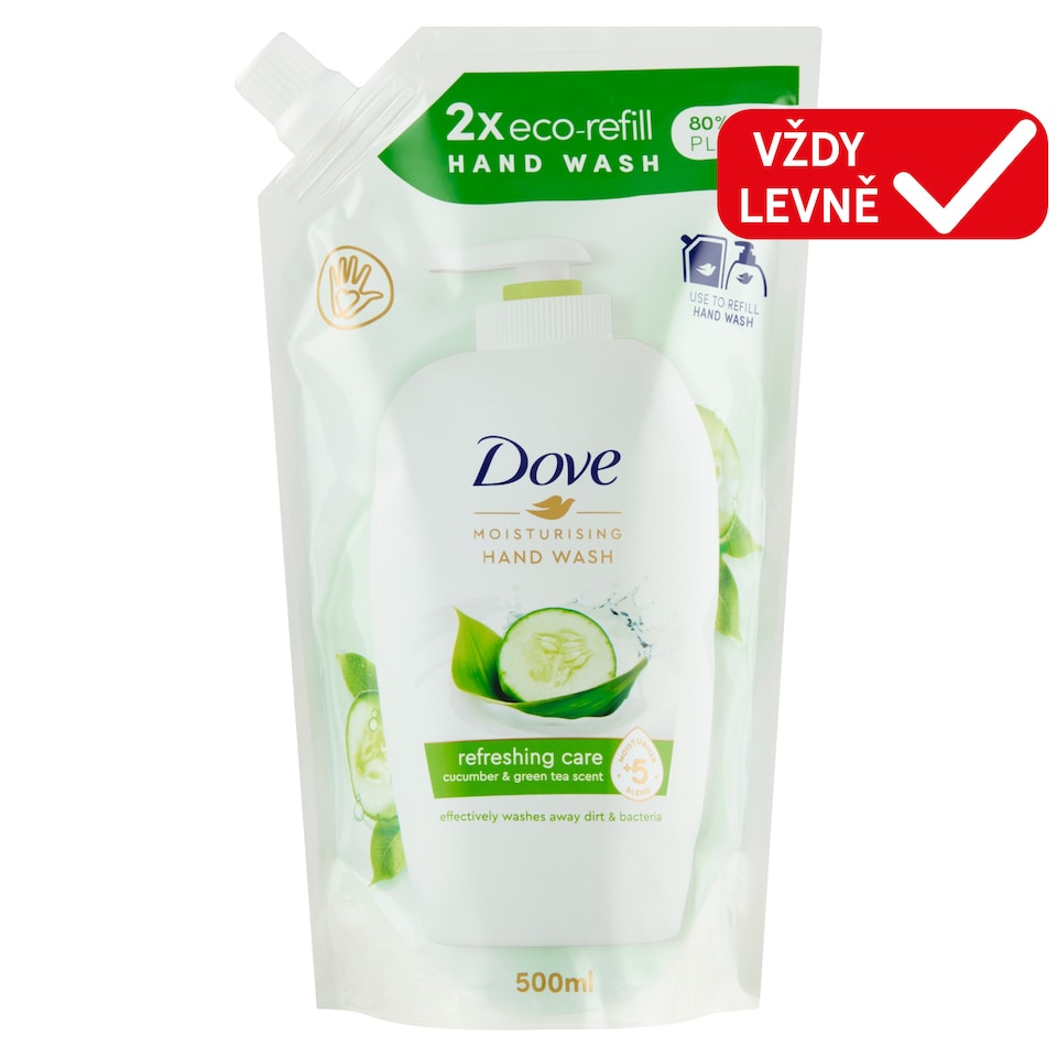 image 1 of Dove Refreshing Care Moisurishing Hand Wash 500ml