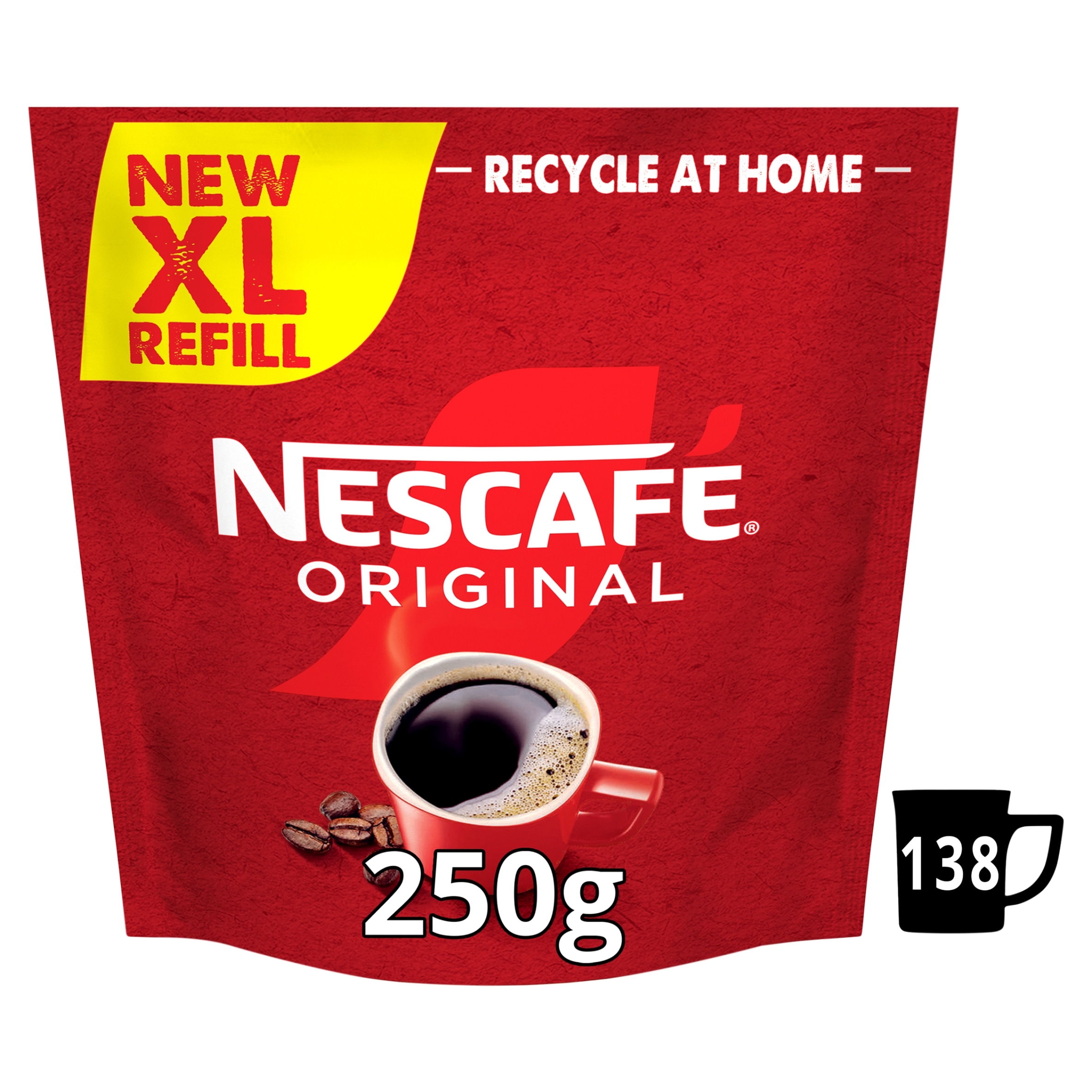 Nescafe Original Instant Coffee Paper Refill Pouch 250g