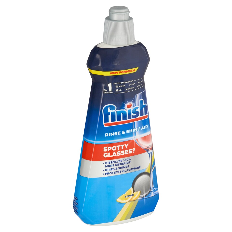 image 1 of Finish Rinse & Shine Aid Lemon 400 ml