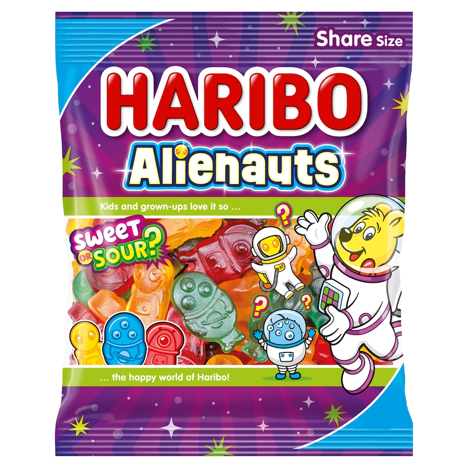HARIBO Alienauts Sweets Share Bag 150g