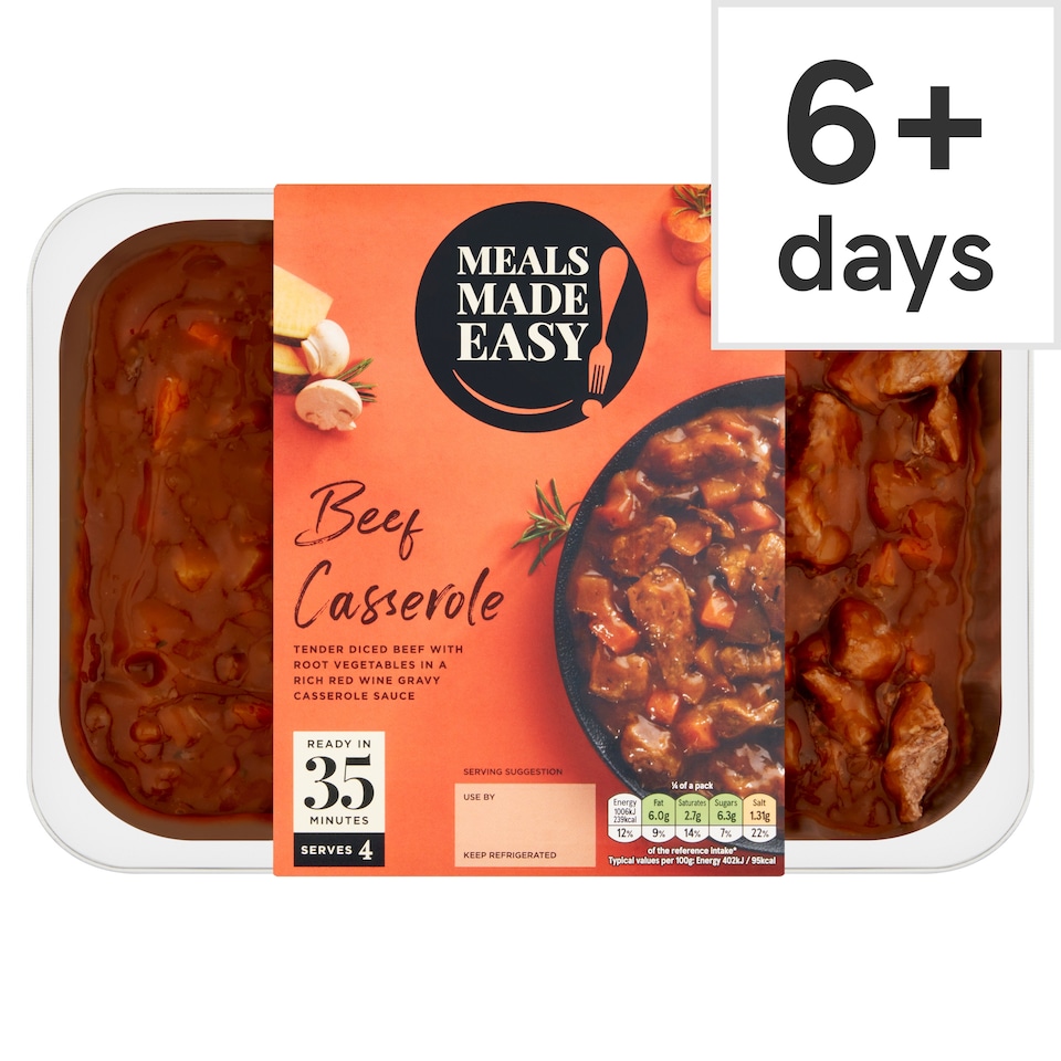 Tesco Meals Made Easy Beef Casserole 1Kg