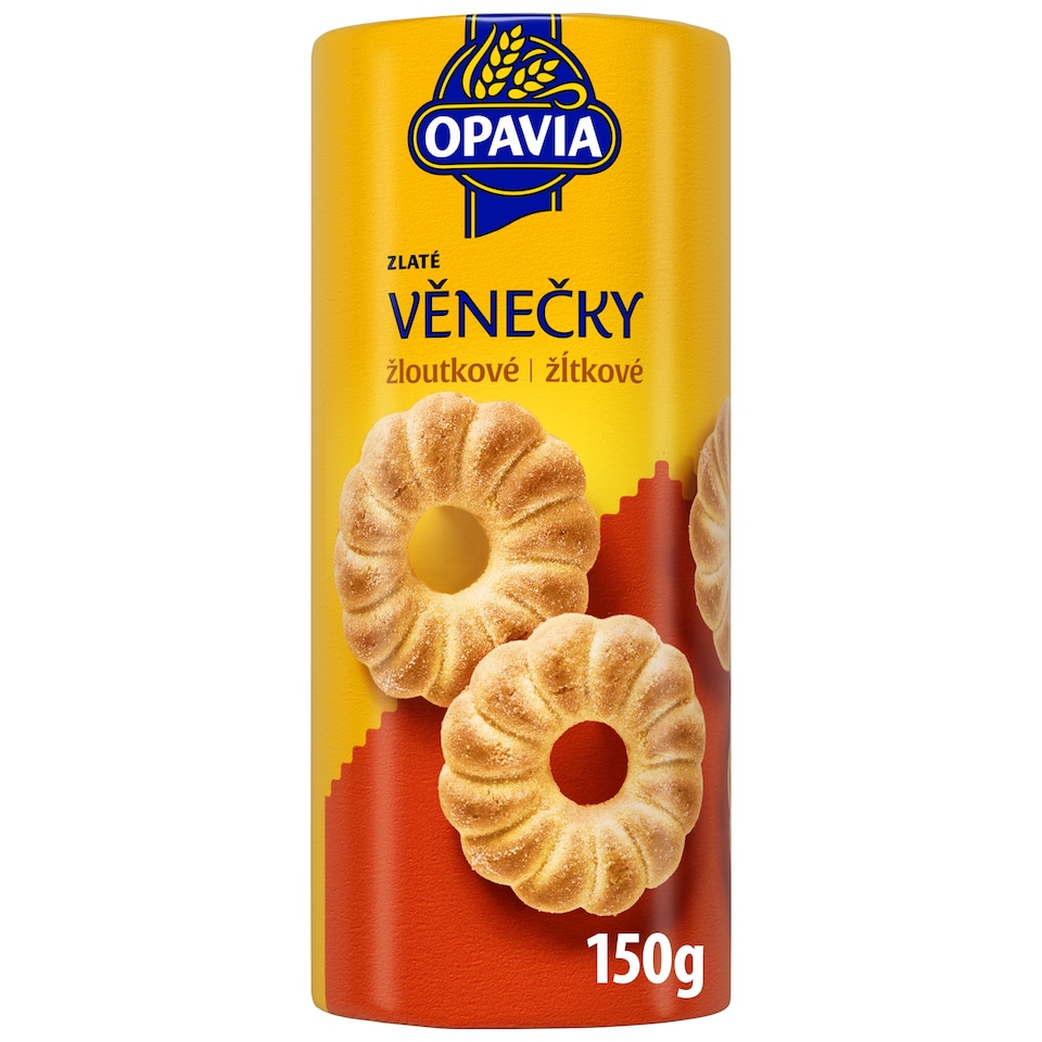 Opavia Věnečky žĺtkové Sušienky Balenie 150 g