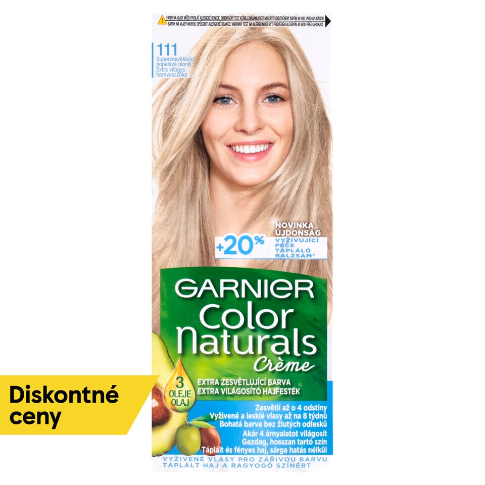 Garnier Color Naturals Permanent Hair dye 111 Extra light natural ash blond