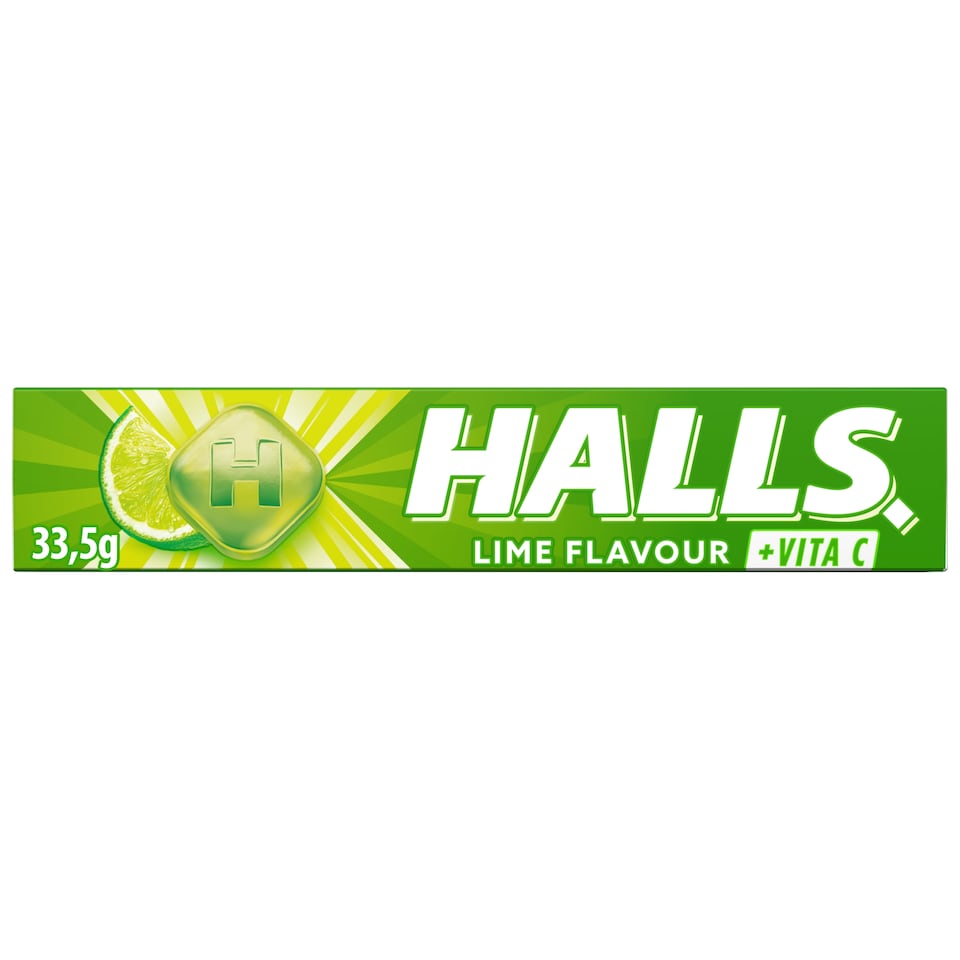 Halls Drops with Vitamin C and Lime Flavor 33.5g