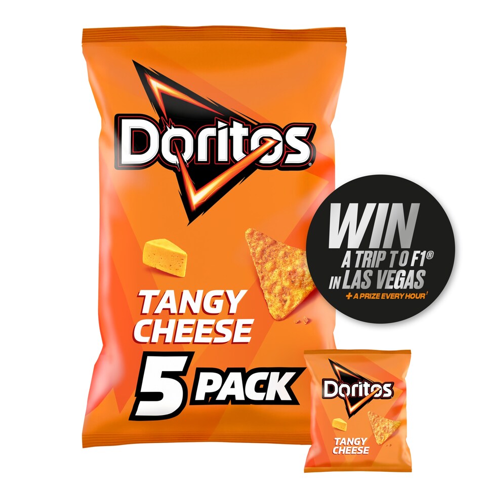 image 1 of Doritos Tangy Cheese Flavour Corn Chips 5 x 30g