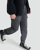 image 1 of F&F Boys Cotton Rich Cuffed Cargo Joggers in Grey
