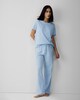image 2 of F&F Pure Cotton Heart Pyjama Set in Multi Blue