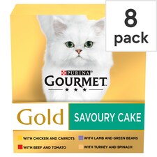 Gourmet Gold Savoury Cake Meat 8X85g