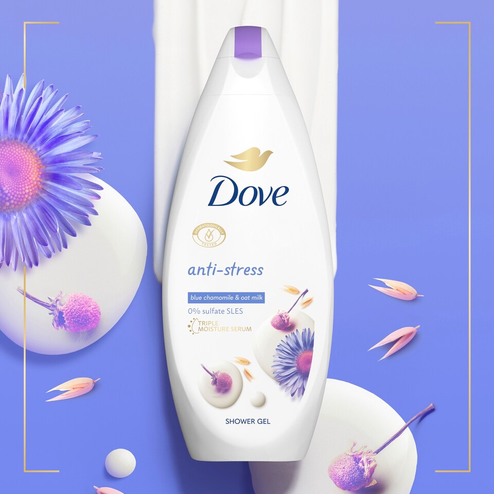 image 1 of Dove Anti Stress Body Wash Shower Gel 450ml