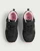 image 2 of F&F School Girls Textured Strap Fastening Trainers in Black