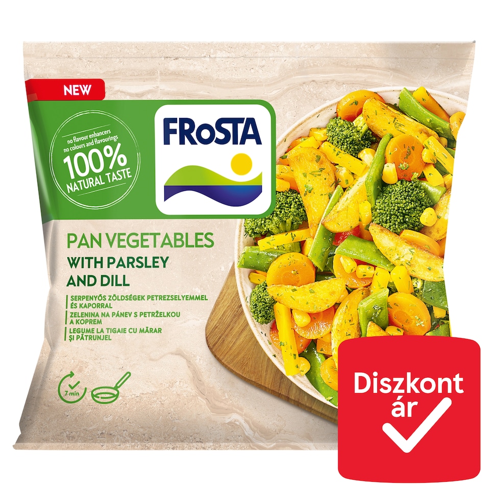 FRoSTA gyorsfagyasztott serpenyős zöldségek petrezselyemmel és kaporral 400 g