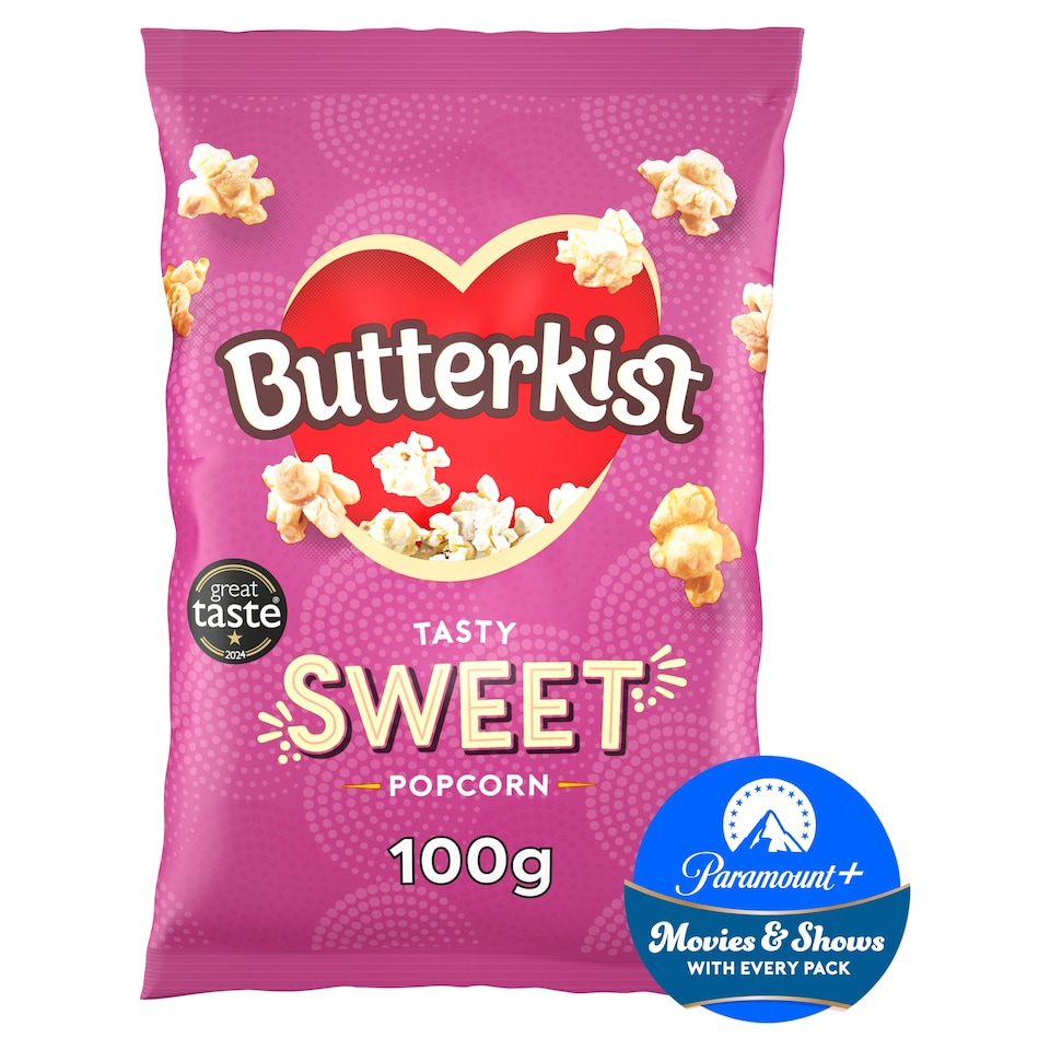image 1 of Butterkist Cinema Sweet Popcorn 100G