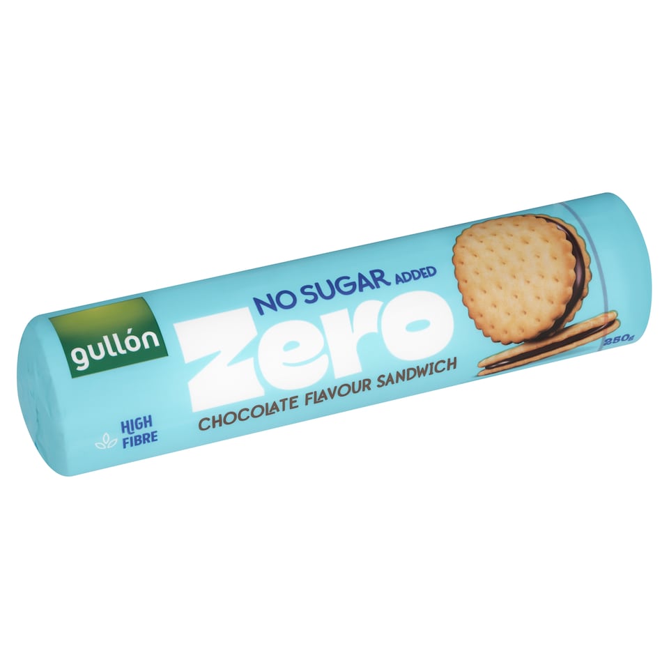 Gullón Zero sušenky plněné čokoládovou náplní 250g