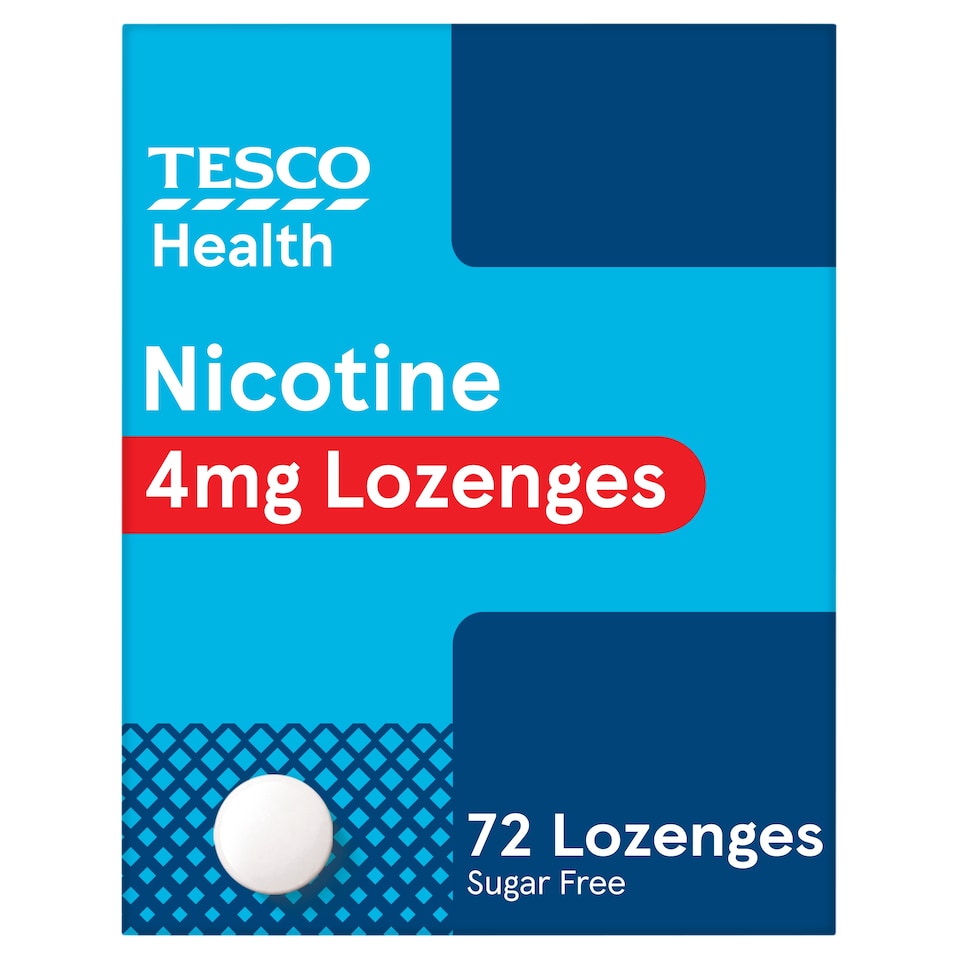 Tesco Nicotine 4Mg Lozenges 72S