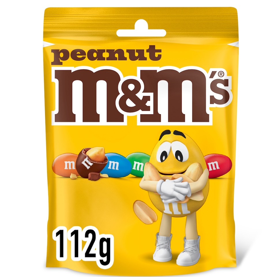 image 1 of M&M's Peanut Milk Chocolate Bag Pouch 112g