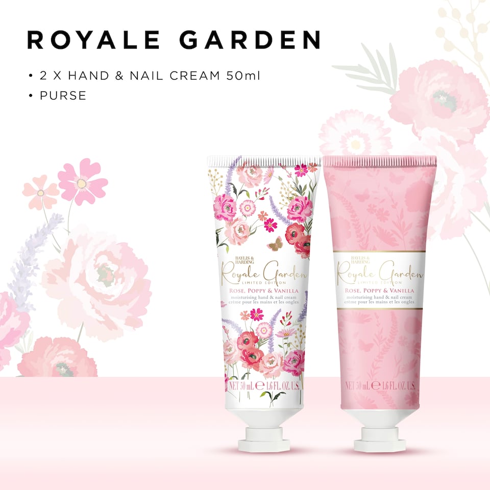 image 1 of Baylis & Harding Royale Garden Cosmetic Purse Gift Set