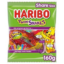 Haribo Twin Snakes 160G