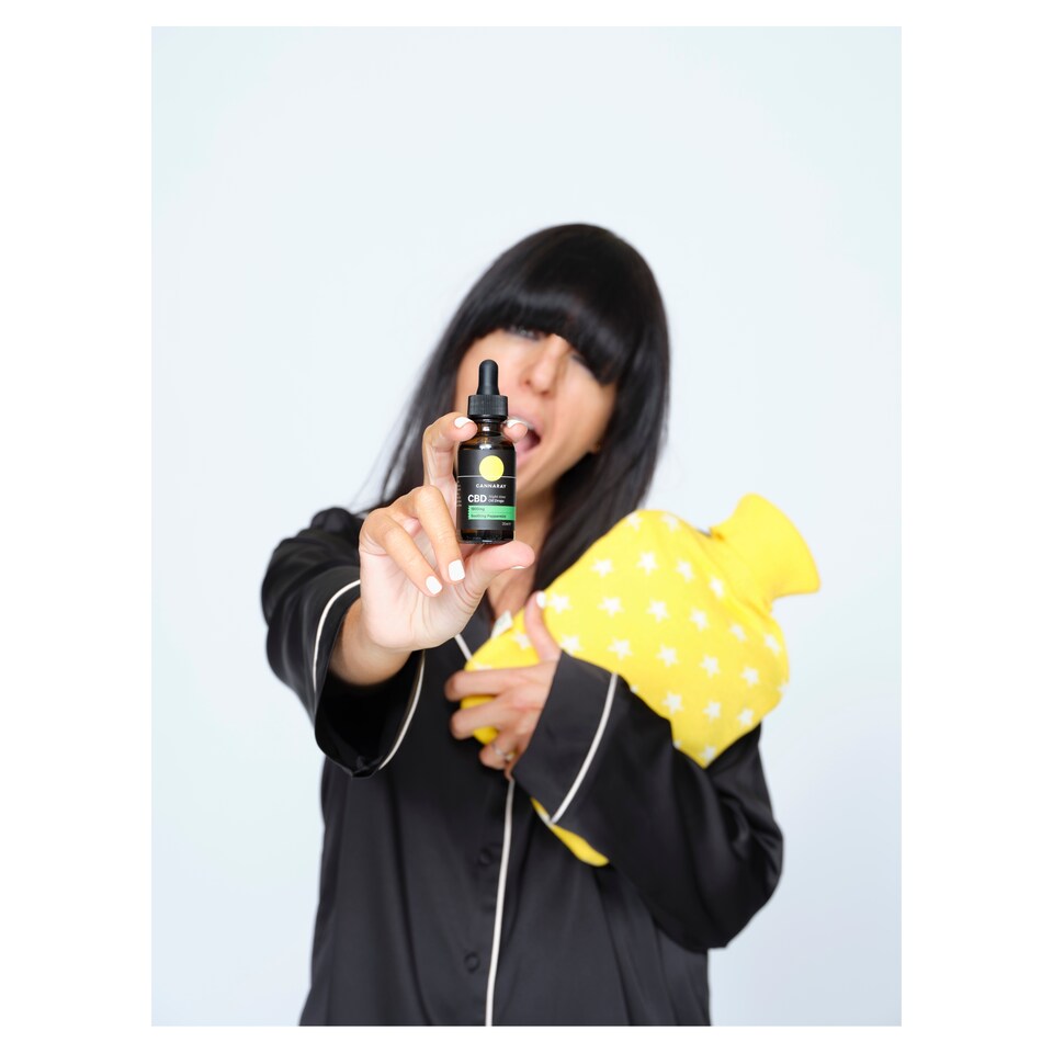 image 1 of Cannaray Re-Live CBD Oil Drops Peppermint Night Time 600Mg 10ml
