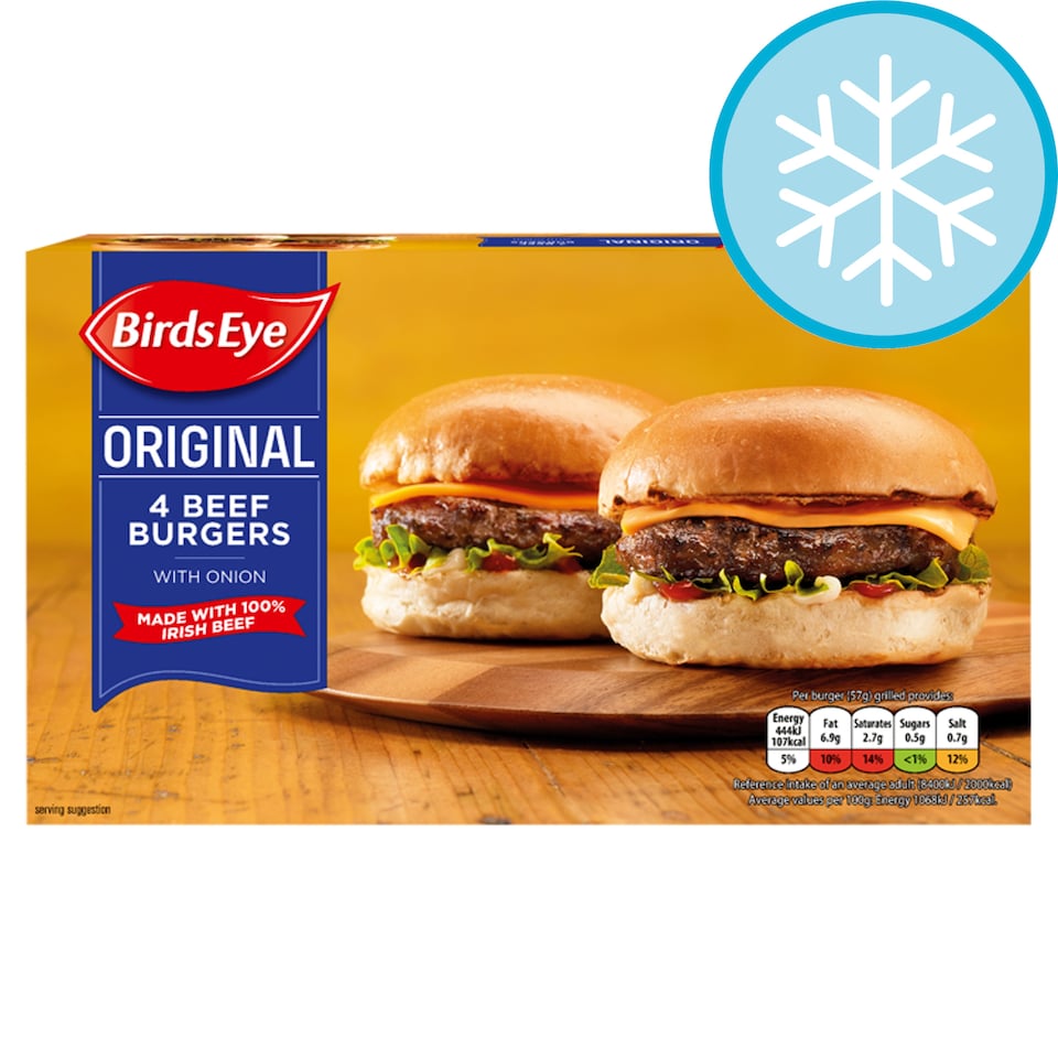 Birds Eye Original Burgers 227G