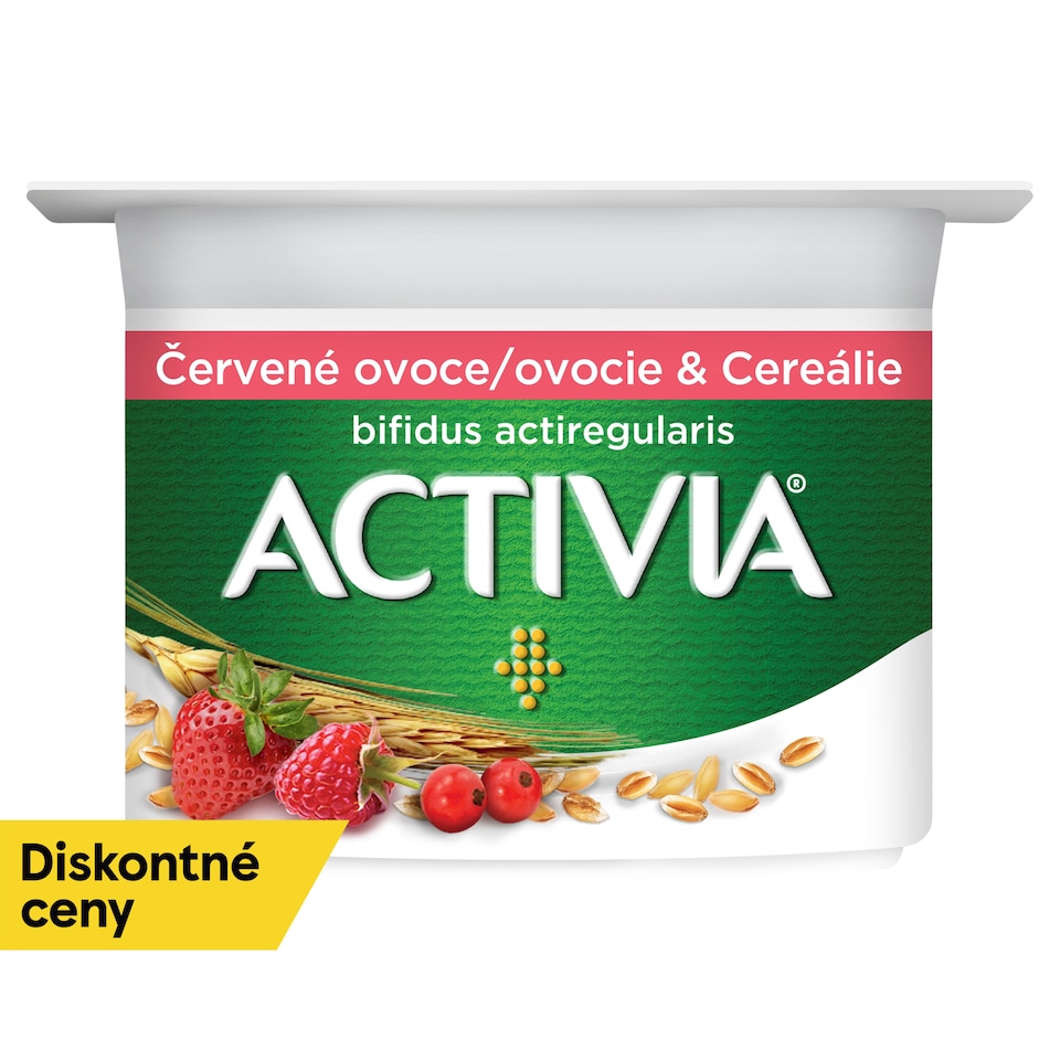 image 1 of Activia Peach and Cereal / Red Fruit and Cereal Yogurt 120 g