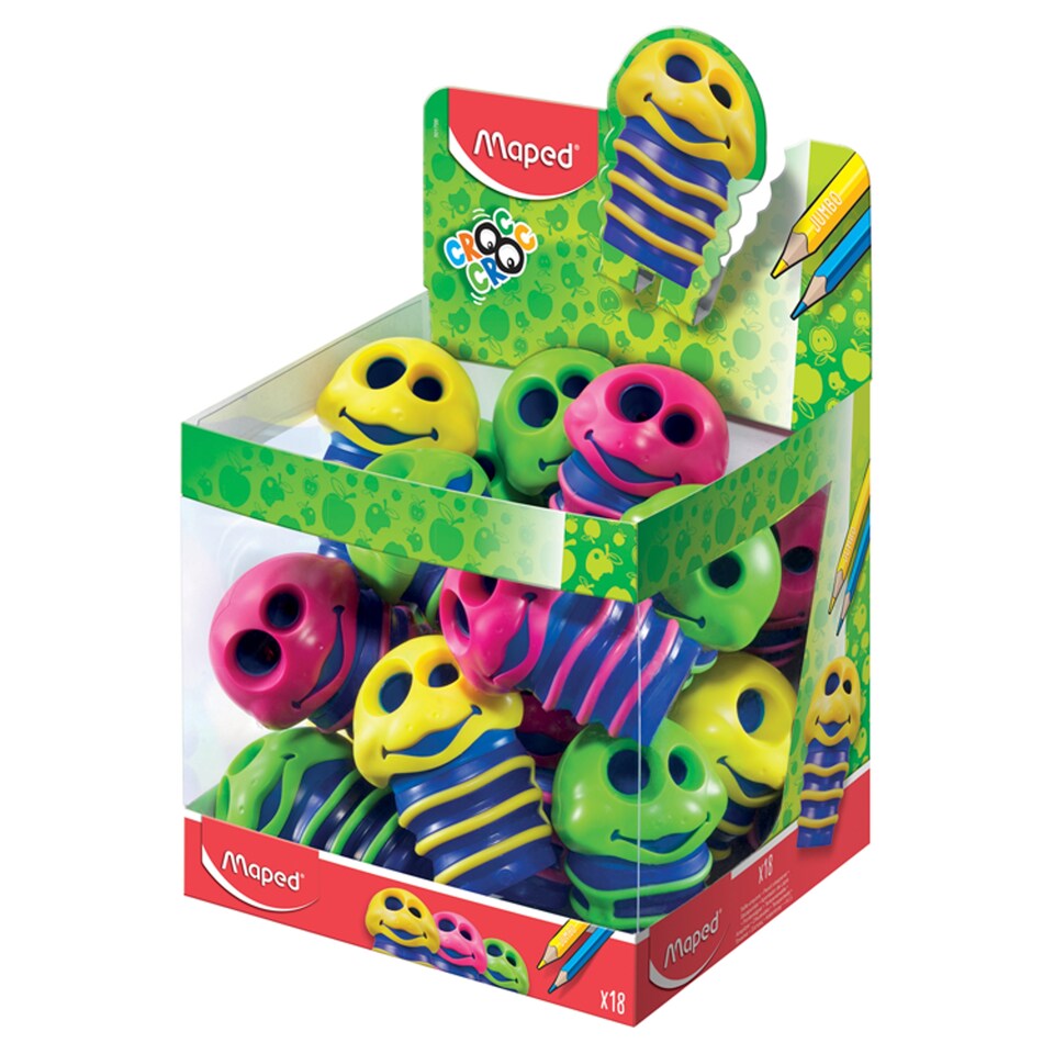 Maped Croc Croc kétlyukú tartályos kukac hegyező 1. kép