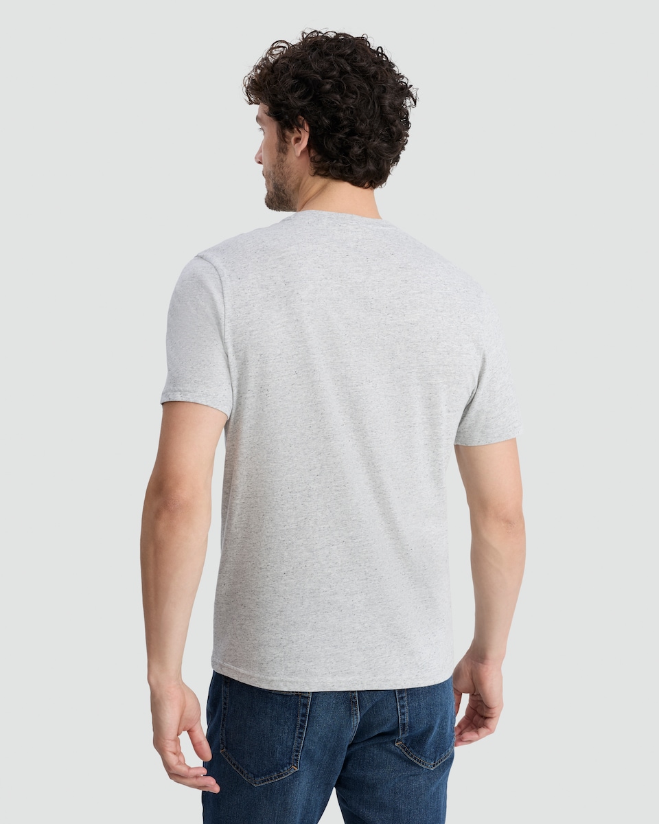 image 1 of F&F Pure Cotton Short Sleeved T-Shirt in Grey
