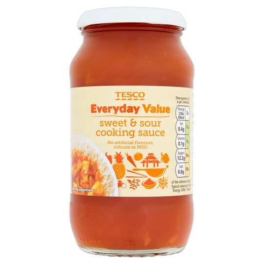 Tesco Every Day Valuesweet And Sour Sauce 440G Tesco Groceries