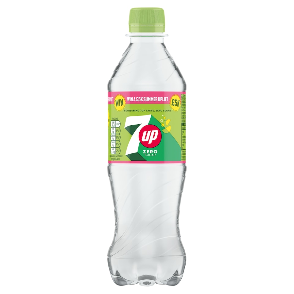 7UP Zero Sugar Lemon & Lime Bottle 500ml
