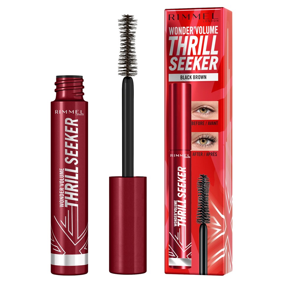 image 1 of Rimmel Thrill Seeker Mascara Black Brown 8Ml
