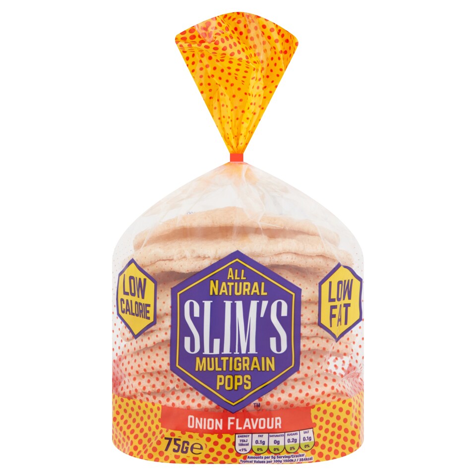 All Natural Slims Snaps Onion 75G