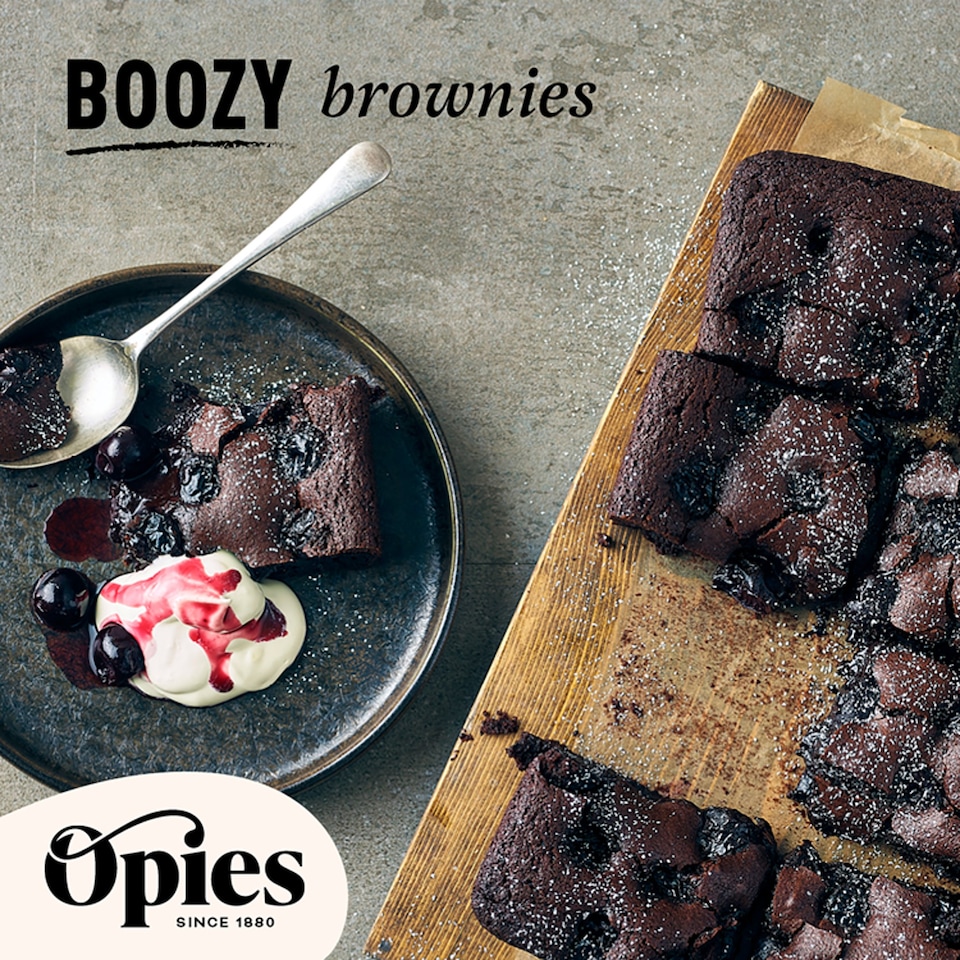 image 1 of Opies Black Cherries With Kirsch 370G