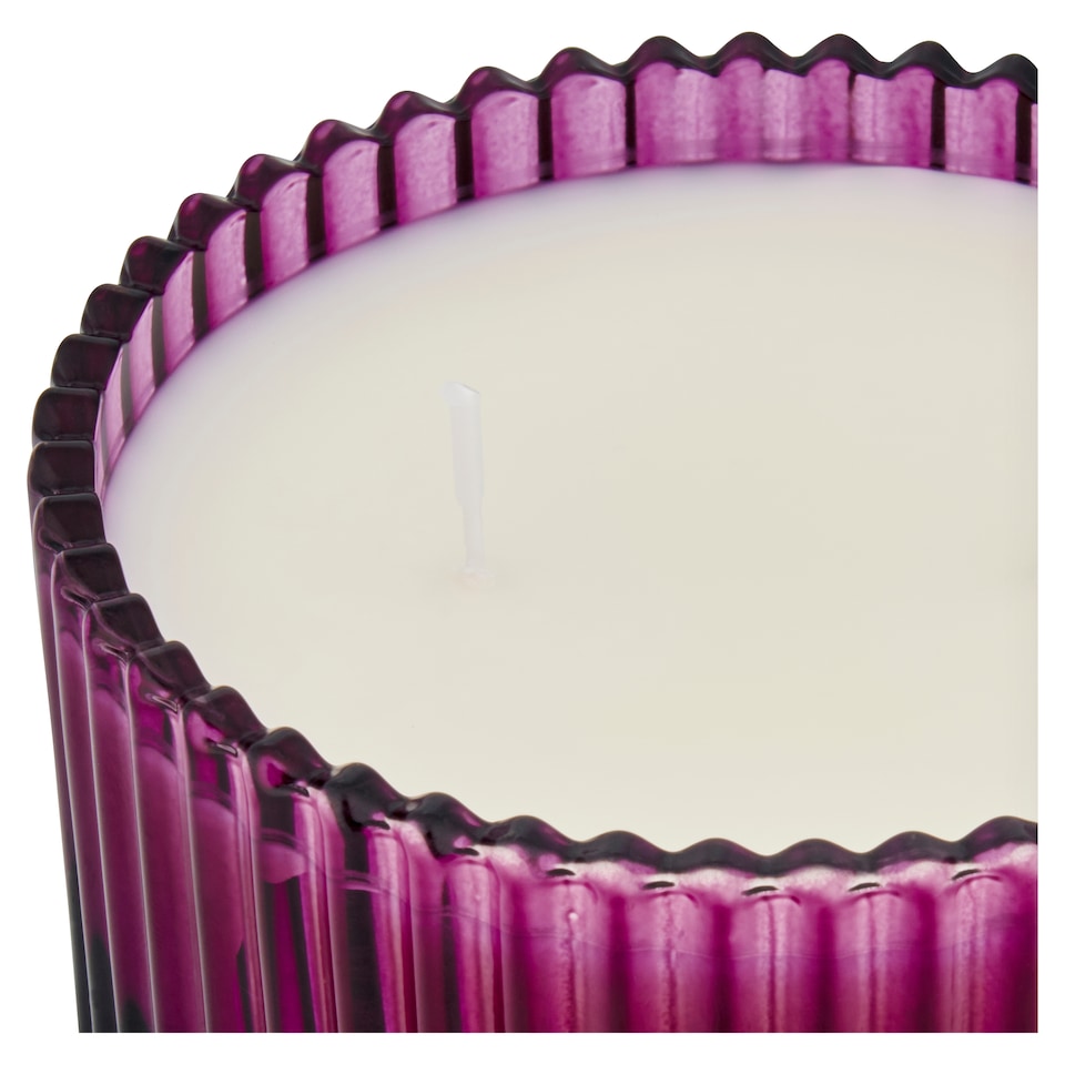image 1 of F&F Home Frosted Rosehip & Damson Winter Candle 160G
