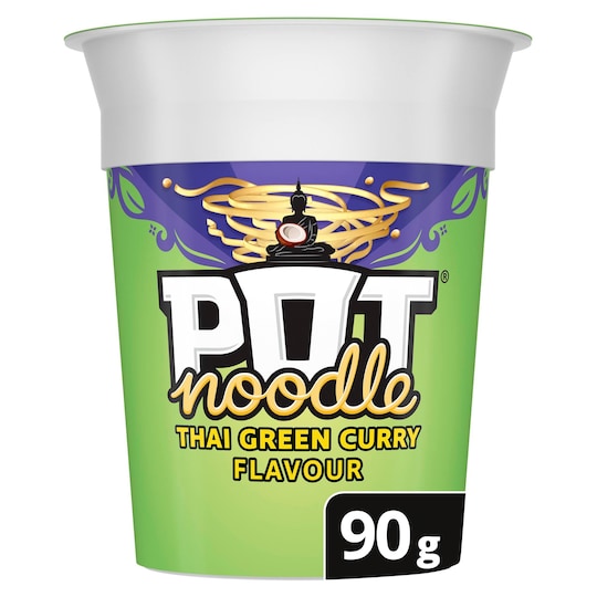 Pot Noodle Thai Green Curry 90G Tesco Groceries