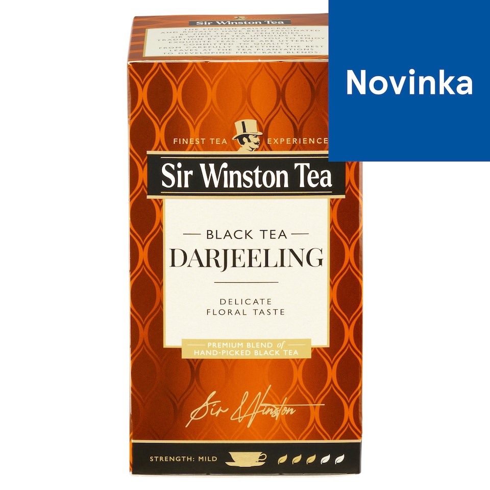 obrázok 1 z Sir Winston Tea Darjeeling čierny čaj 20 x 1,75 g (35 g)