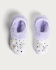image 2 of Disney Frozen Faux Fur Lined Clogs in Lilac