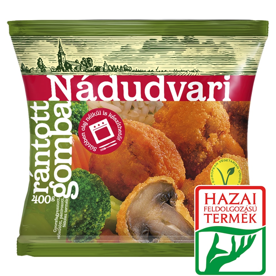 Nádudvari Quick-Frozen Fried Mushrooms 400 g