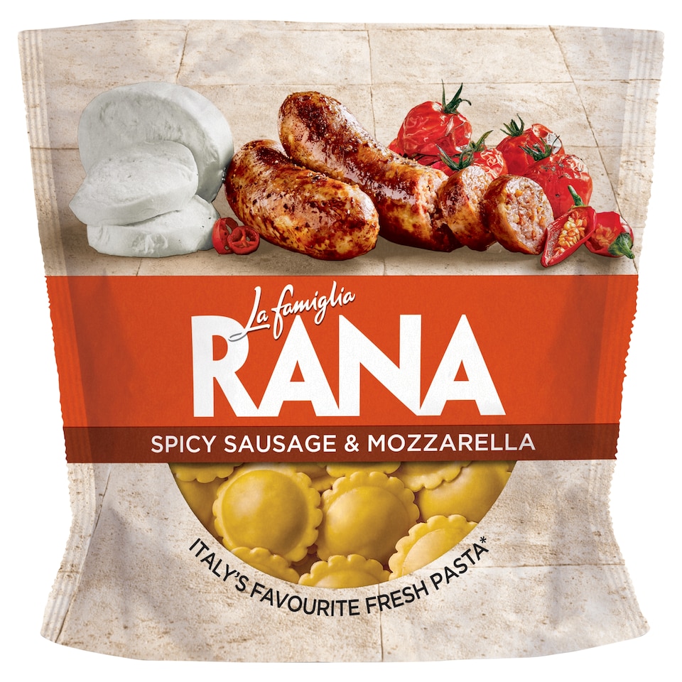 La Famiglia Rana Spicy Sausage & Mozzarella Fiore 250g
