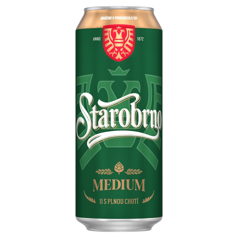 image 1 of Starobrno Medium Beer Lager Light 0.5L