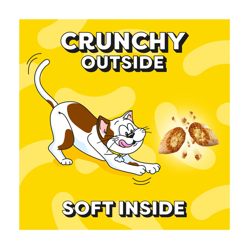image 1 of Dreamies Cat Treat Biscuits with Chicken 60g