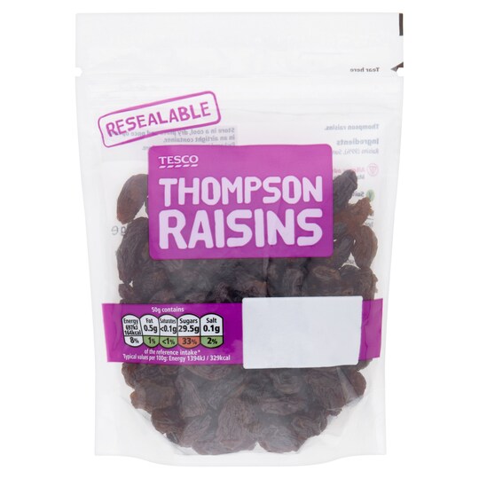 Tesco Thompsons Raisins 150G Tesco Groceries